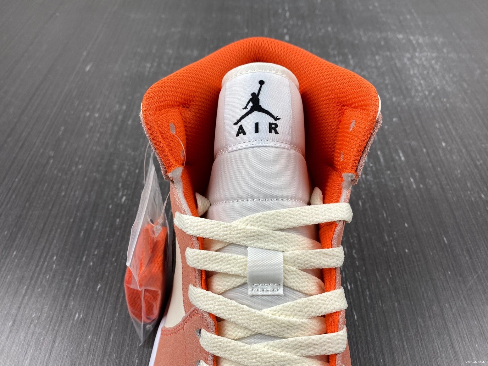 Rep DV1336-800 Mid 1 (GS) - Orange Jordan SE Suede 0519
